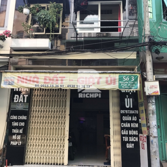 Bán nhà MT Nguyễn Văn Tố - 1 triệt 1 lầu - 4.1x7.5m - 5 tỷ