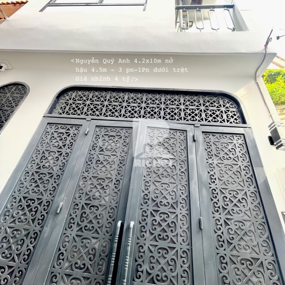 Bán nhà Nguyễn Quý Anh - 1 trệt 1 lầu - 4.19x10m - 4.8 tỷ